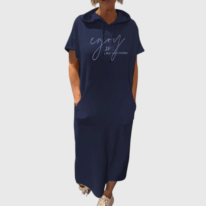 Angela - Casual Hoodie Dress
