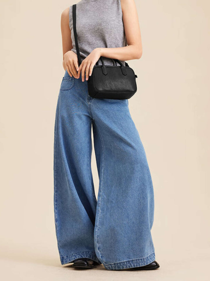 Eliza | Polished Zip Square Bag