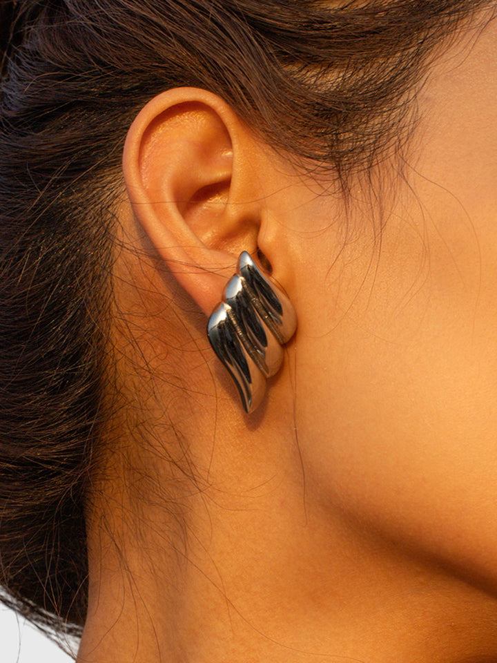 Aitana | Three Layer Wing Earrings